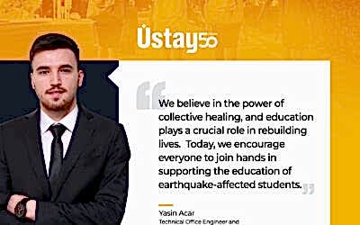 Üstay Launches Scholarship Initiative to Aid Earthquake Victims’ Education